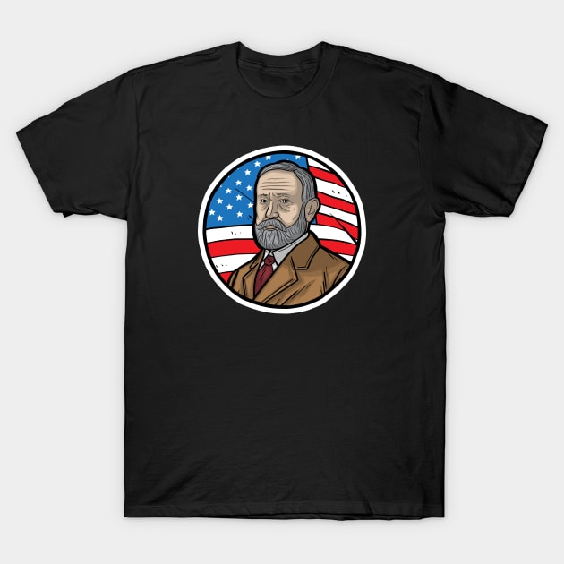 Benjamin Harrison T-Shirt by Baddest Shirt Co.